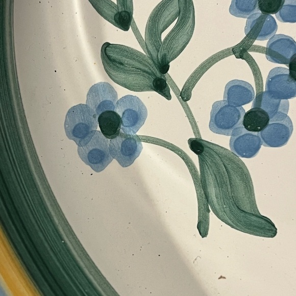 Caleca 10” Vegetable Bowl.  Meadow Print Collection - Picture 6 of 8